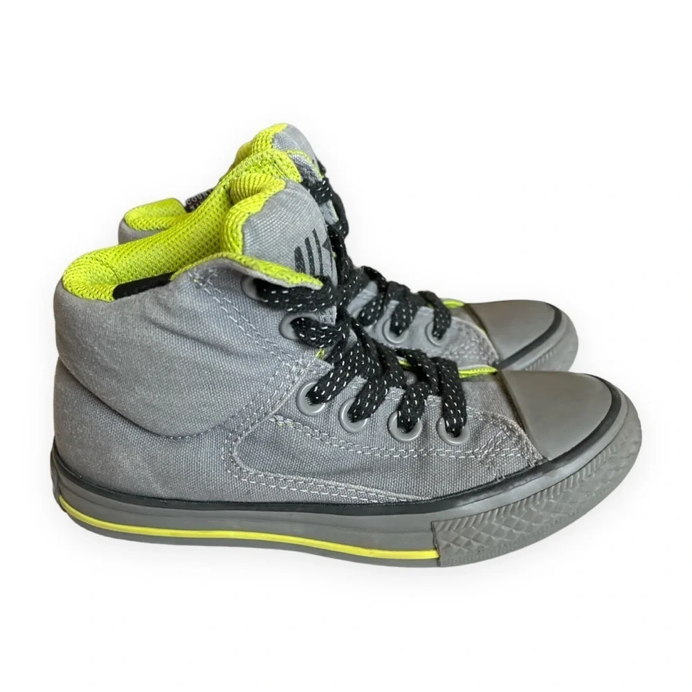 Converse‎ All Star Chuck Taylor Unisex Size 12 Gray Lime Green Shoes